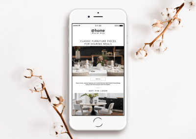 @home –  Décor for the dining table | Omnichannel – Experience Design