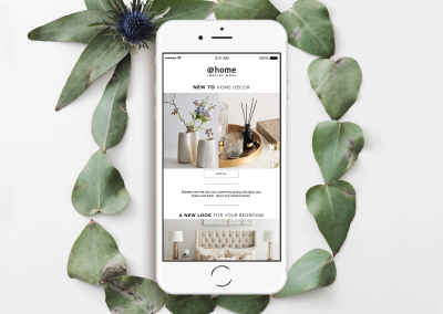 @home –  New to Home Décor | Omnichannel Experience Design